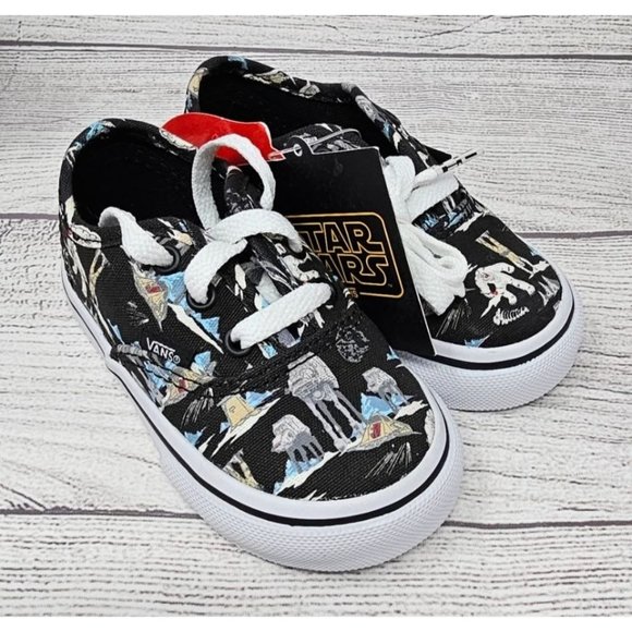 New in box!! Vans Authentic Star Wars Dark Planet Toddler Shoes size 4.5‎ - Picture 11 of 16
